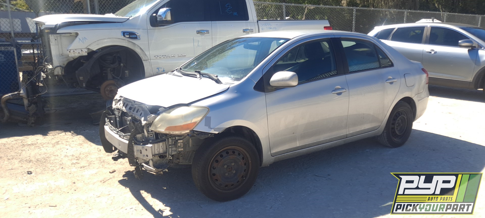 2008 TOYOTA YARIS partes disponibles