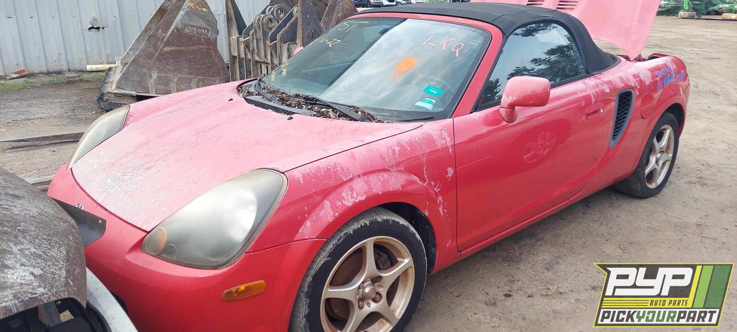 2001 TOYOTA MR2 SPYDER partes disponibles