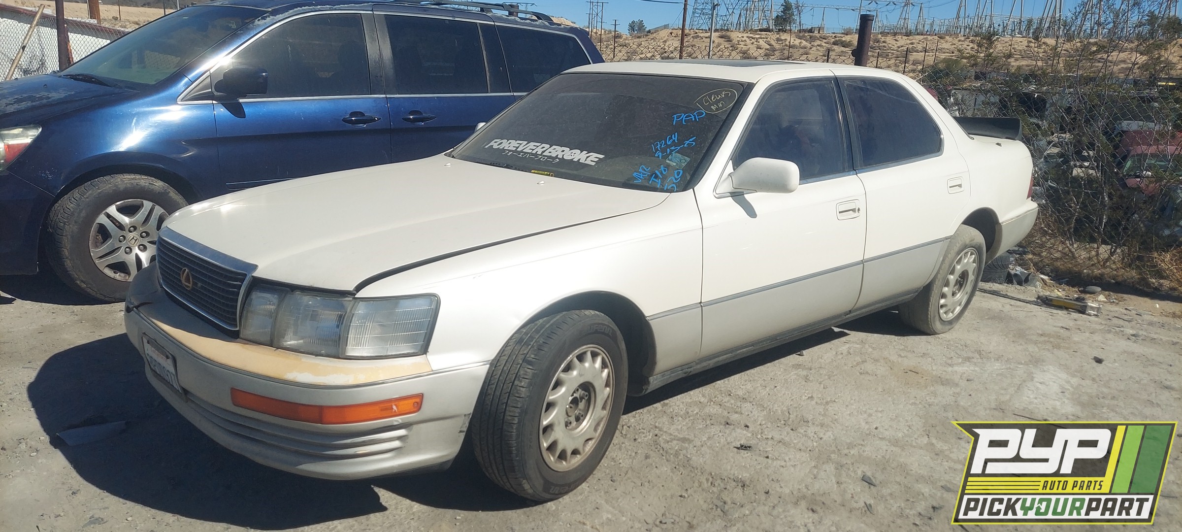 1992 LEXUS LS400 available for parts