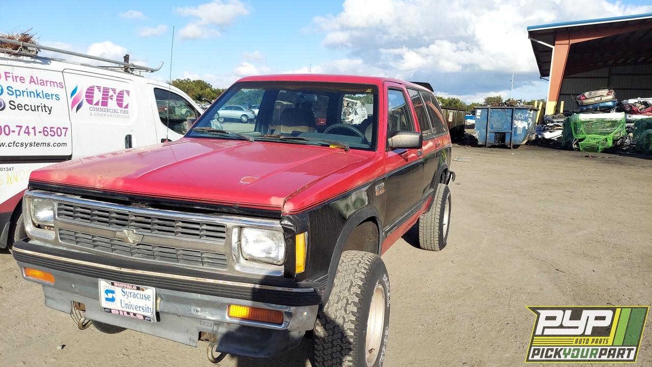 1991 CHEVROLET S10 BLAZER partes disponibles