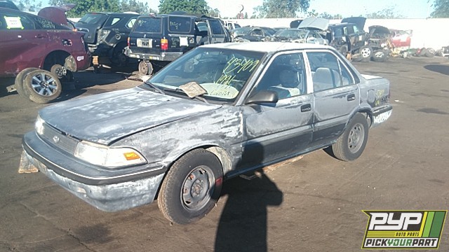 1991 TOYOTA COROLLA partes disponibles