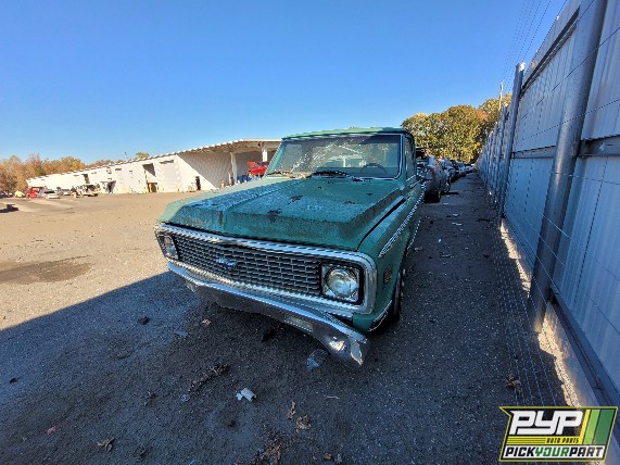 1972 CHEVROLET C10 PICKUP partes disponibles