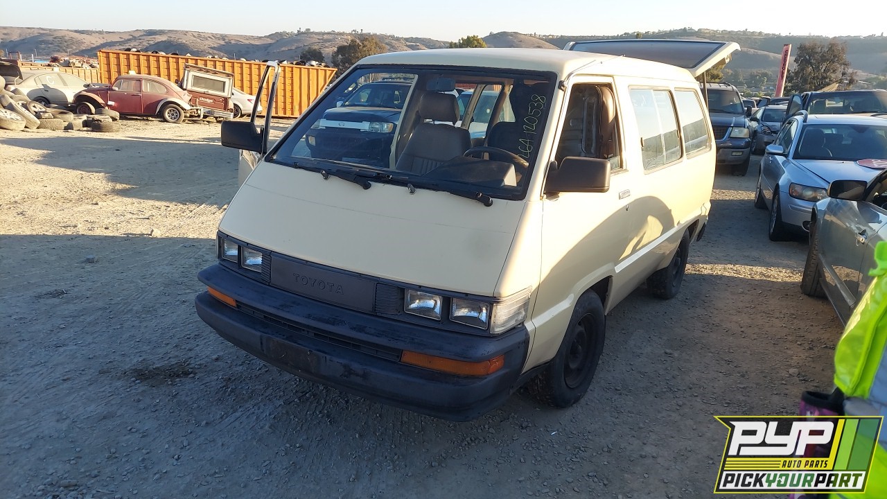 1986 TOYOTA VAN partes disponibles