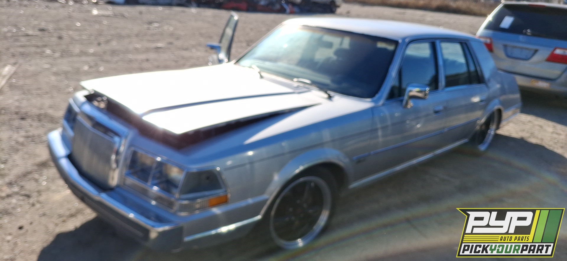 1984 LINCOLN CONTINENTAL available for parts