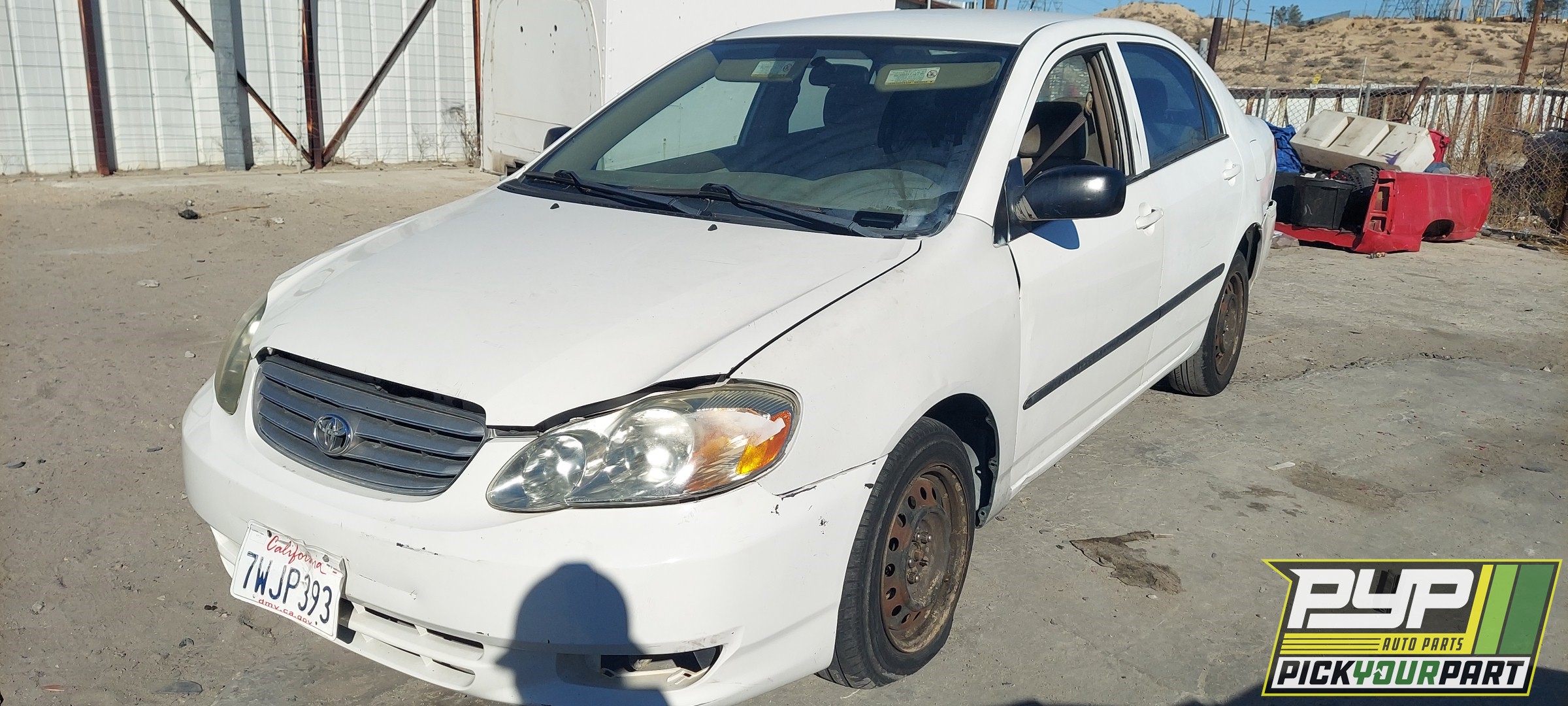 2004 TOYOTA COROLLA partes disponibles