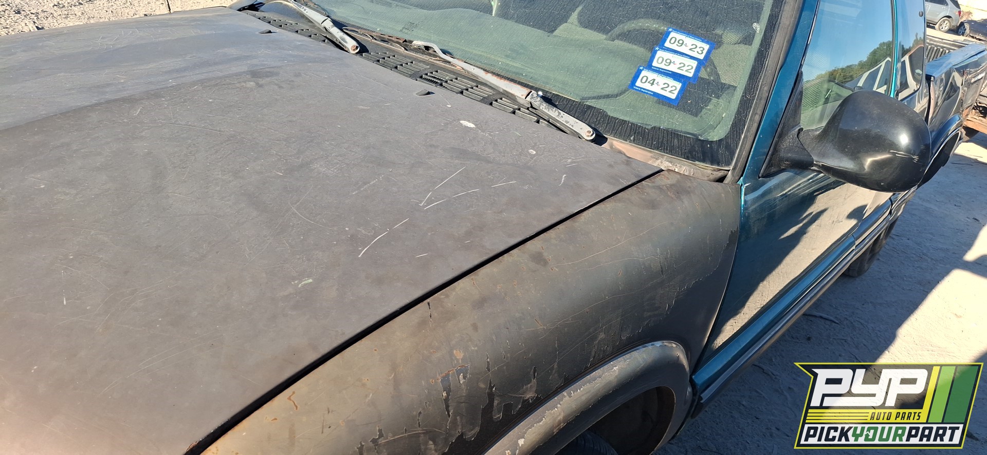 1997 CHEVROLET S10 partes disponibles