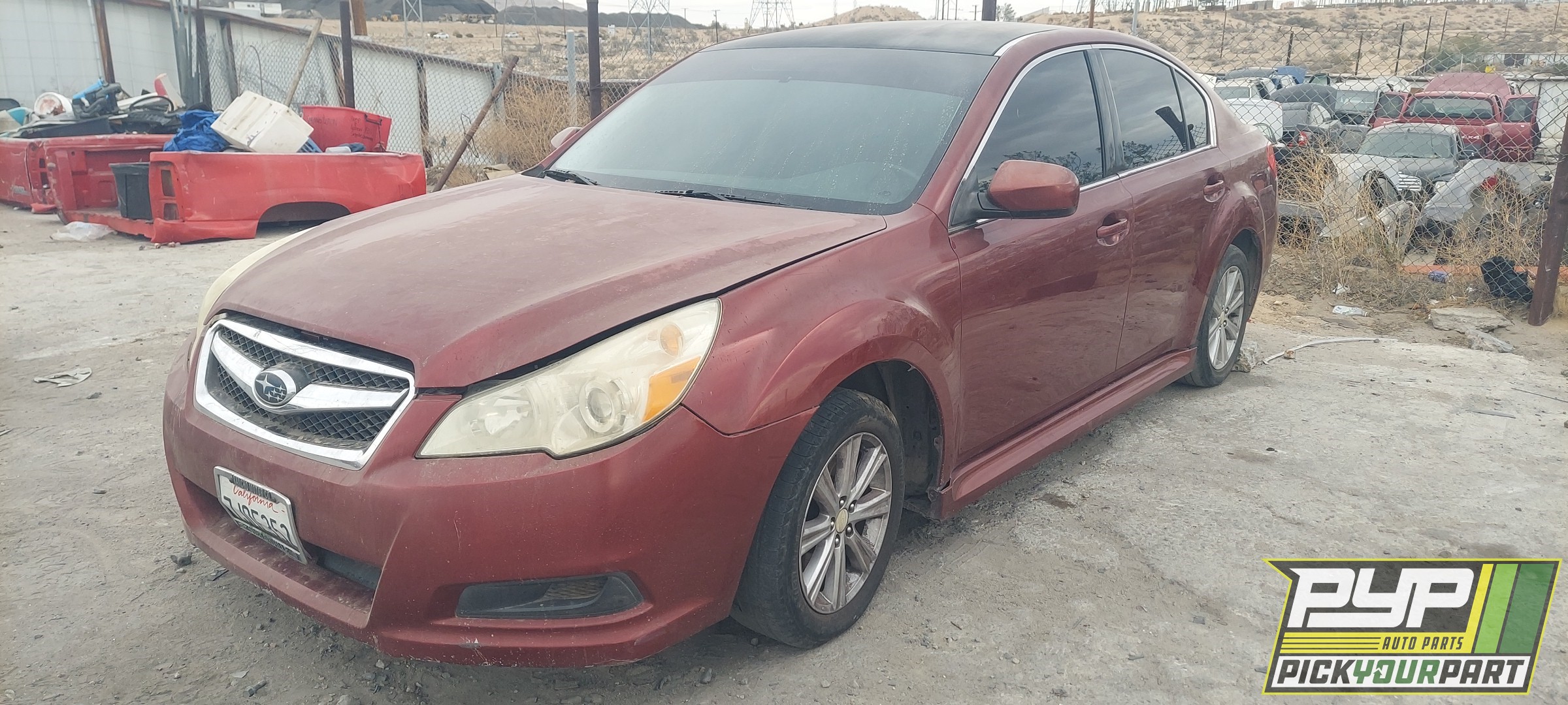 2012 SUBARU LEGACY partes disponibles