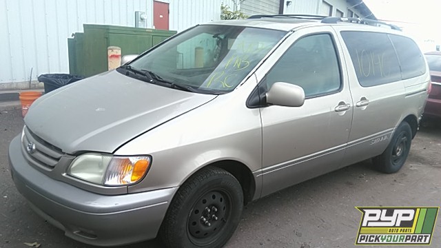 2001 TOYOTA SIENNA partes disponibles