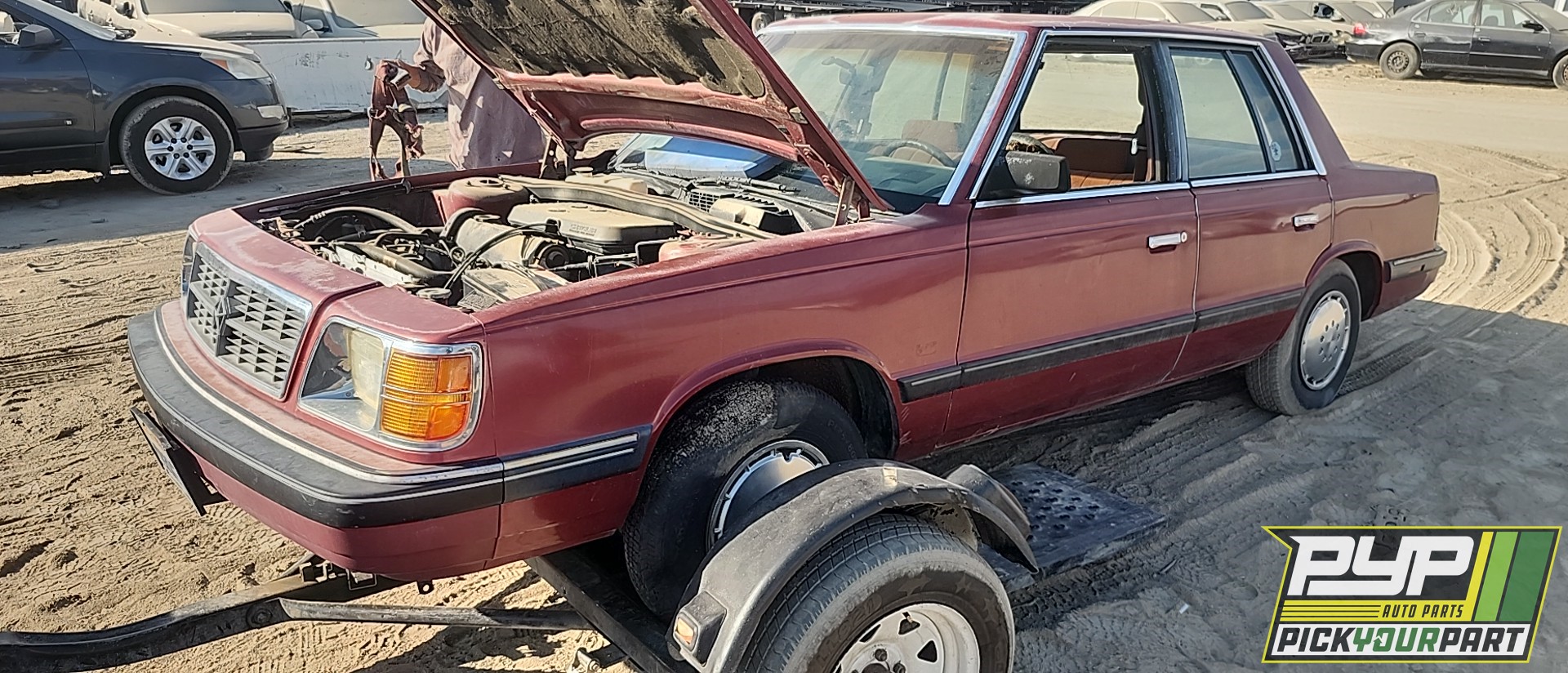 1986 DODGE ARIES K available for parts