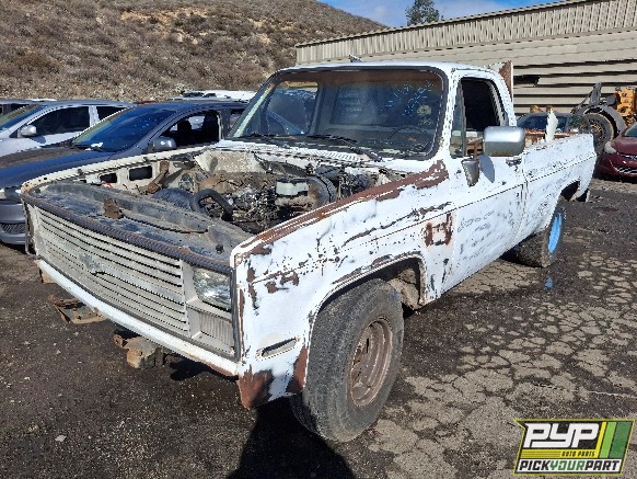 1984 CHEVROLET C/K 10 SERIES partes disponibles
