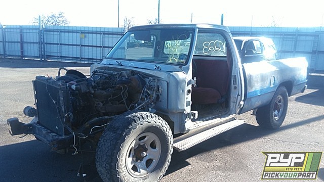 1986 DODGE RAM 250 partes disponibles