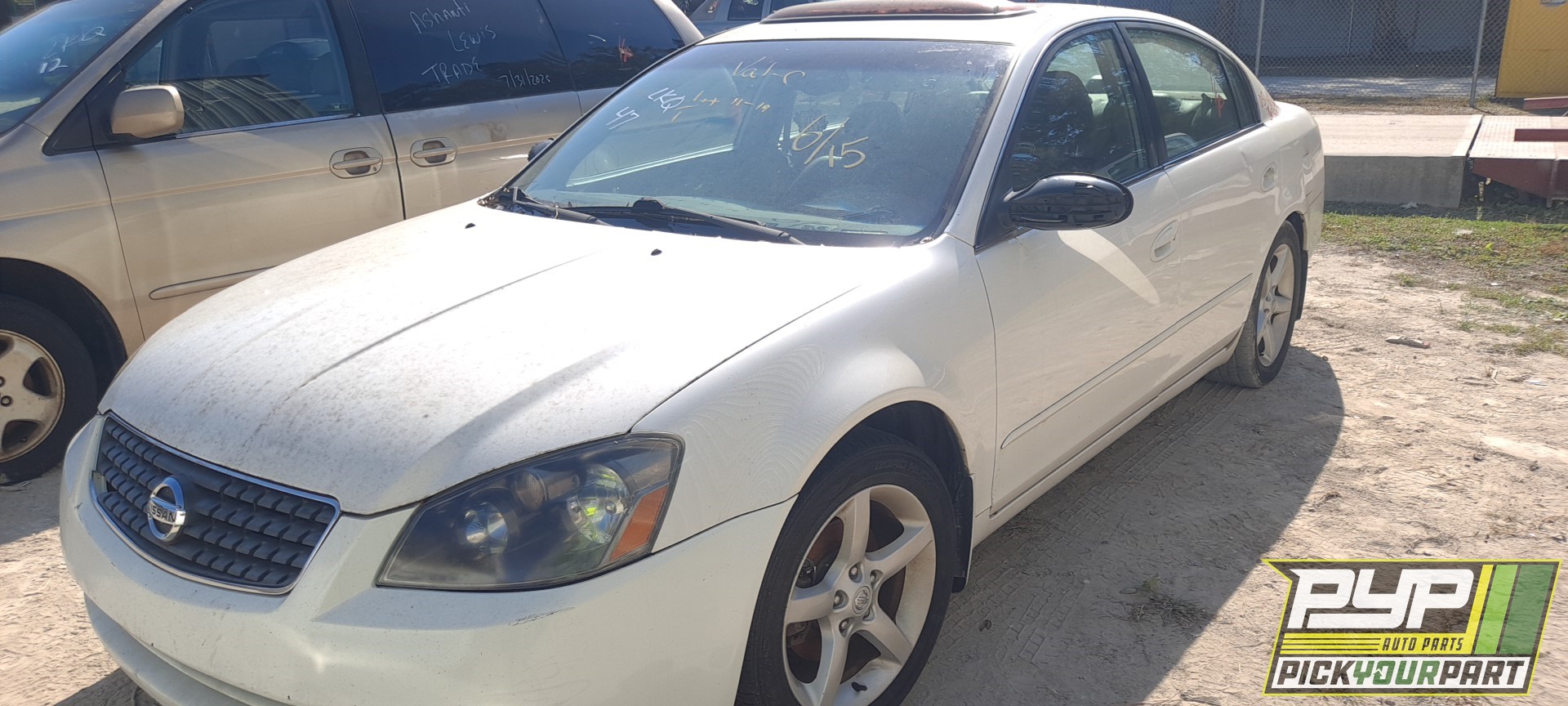2005 NISSAN ALTIMA partes disponibles