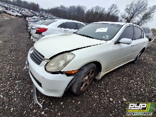 2006 INFINITI G35 partes disponibles