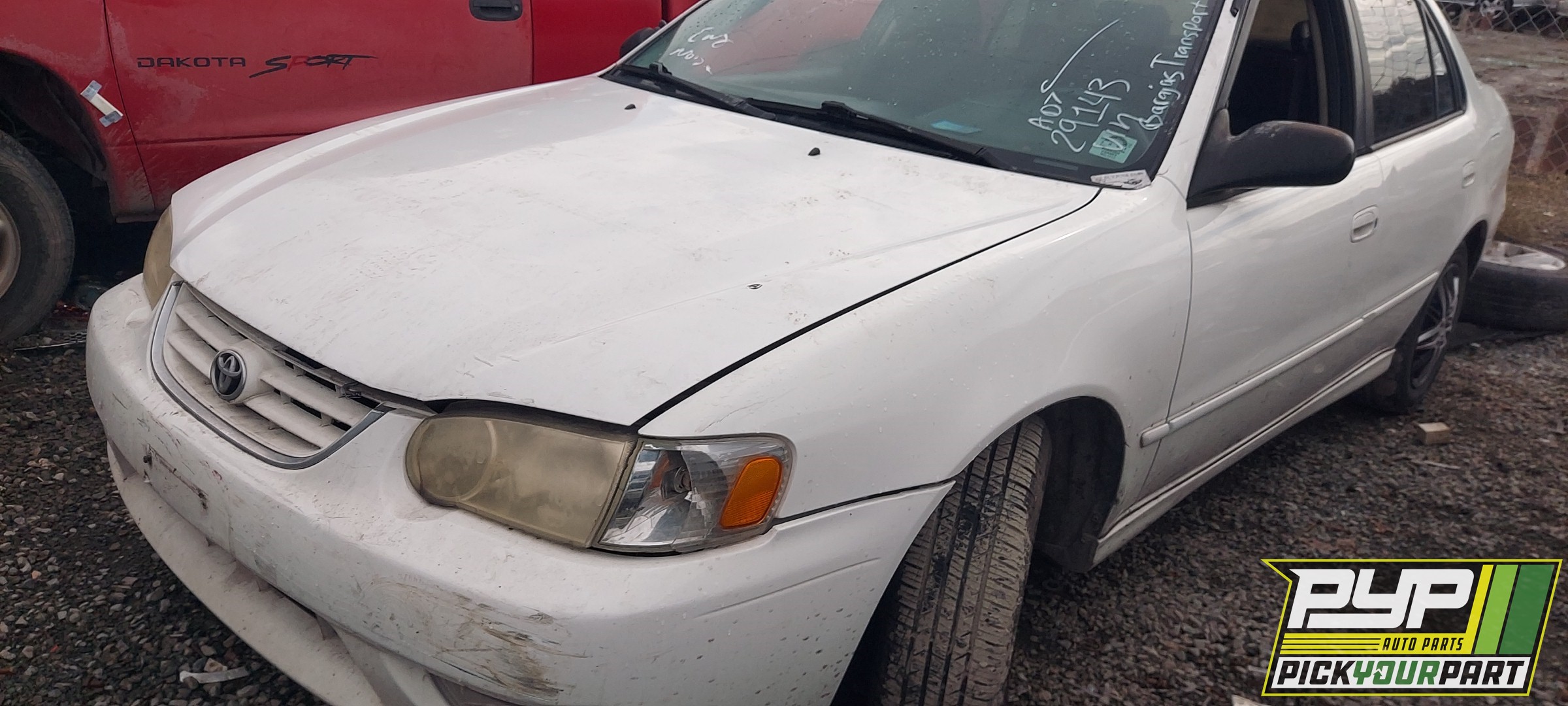 2001 TOYOTA COROLLA partes disponibles