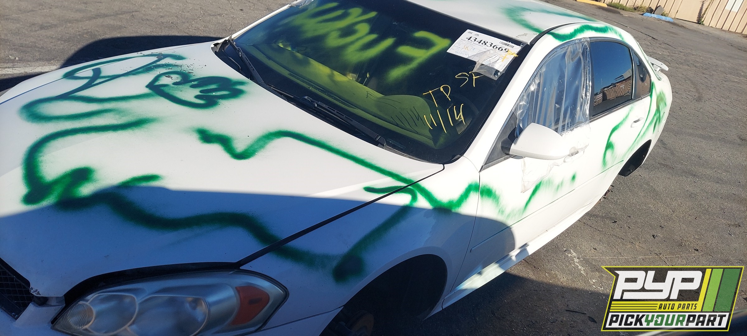 2012 CHEVROLET IMPALA partes disponibles