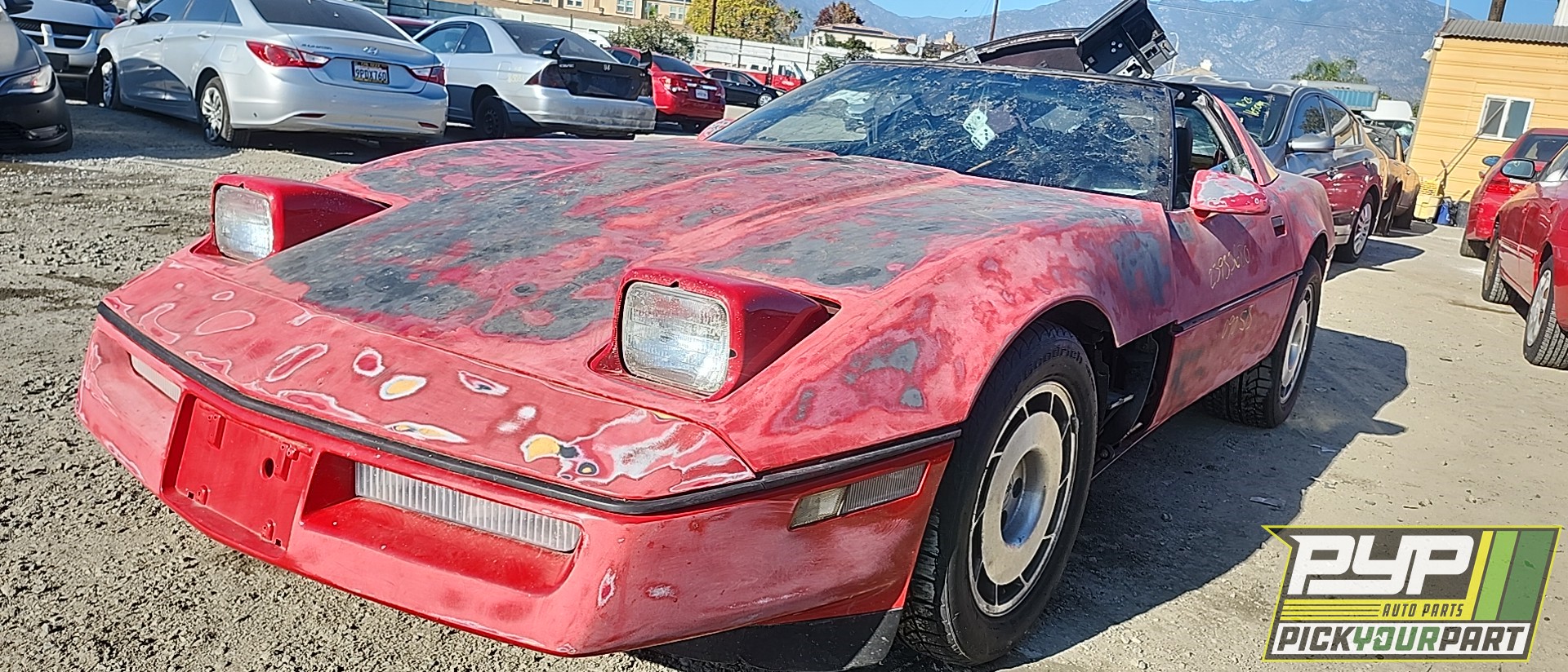 1986 CHEVROLET CORVETTE partes disponibles
