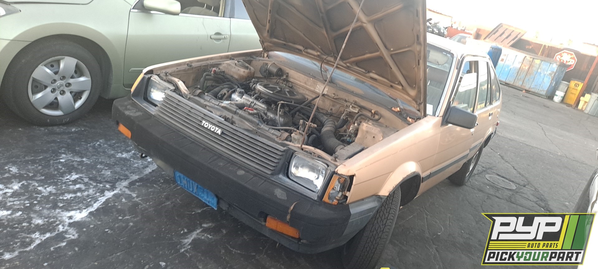 1985 TOYOTA COROLLA partes disponibles