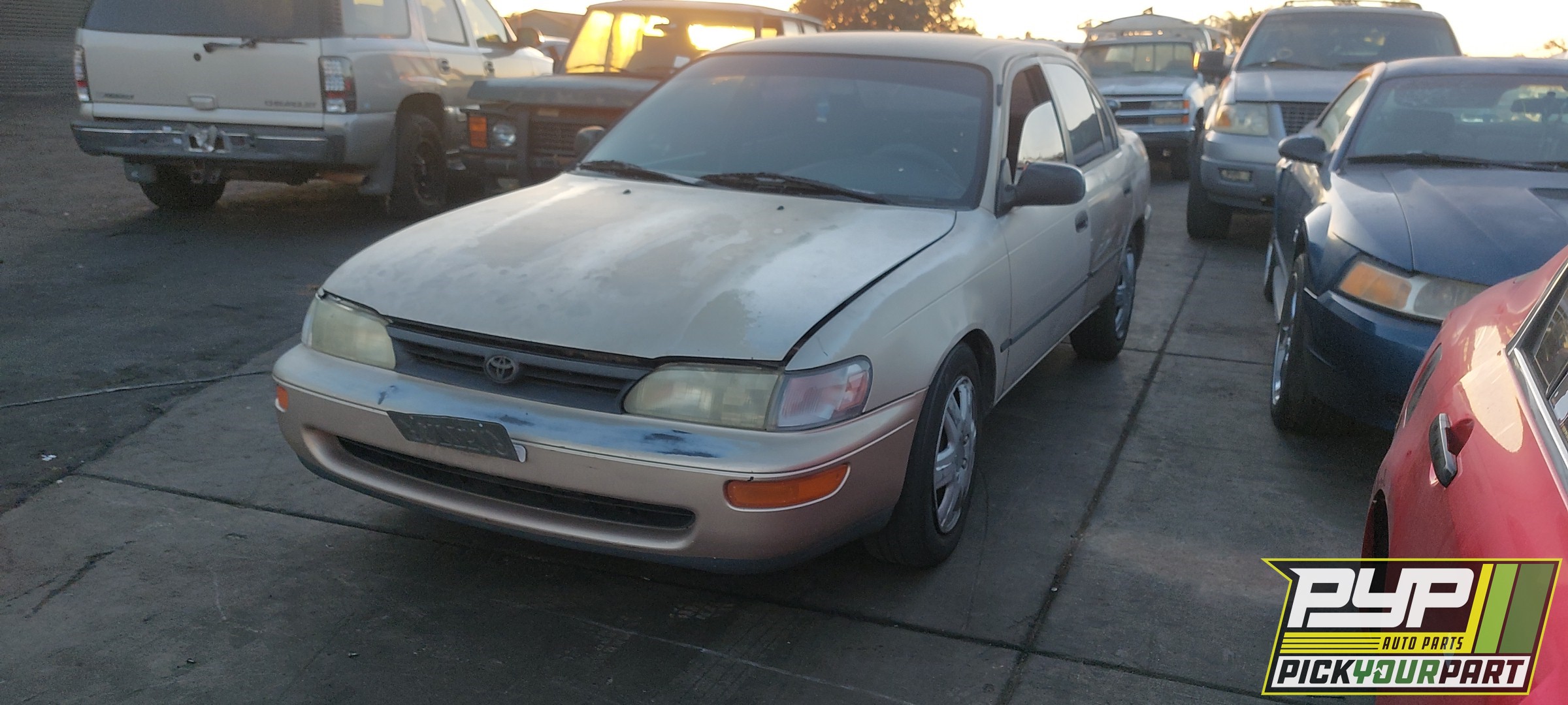 1993 TOYOTA COROLLA partes disponibles