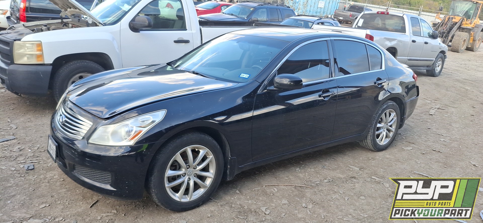 2008 INFINITI G35 partes disponibles