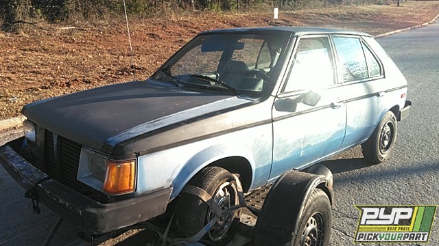 1990 PLYMOUTH HORIZON partes disponibles