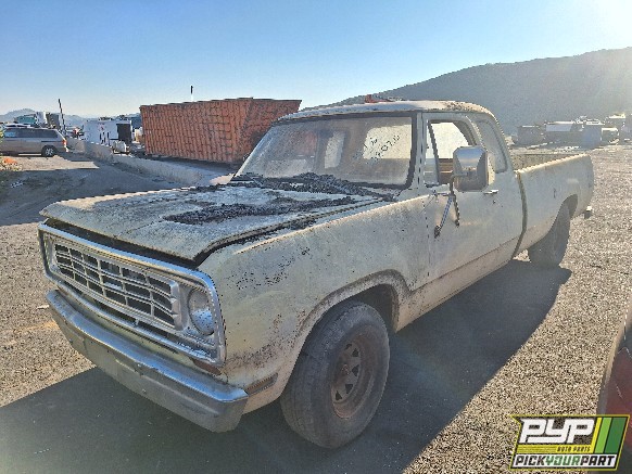 1971 DODGE D100 PICKUP partes disponibles