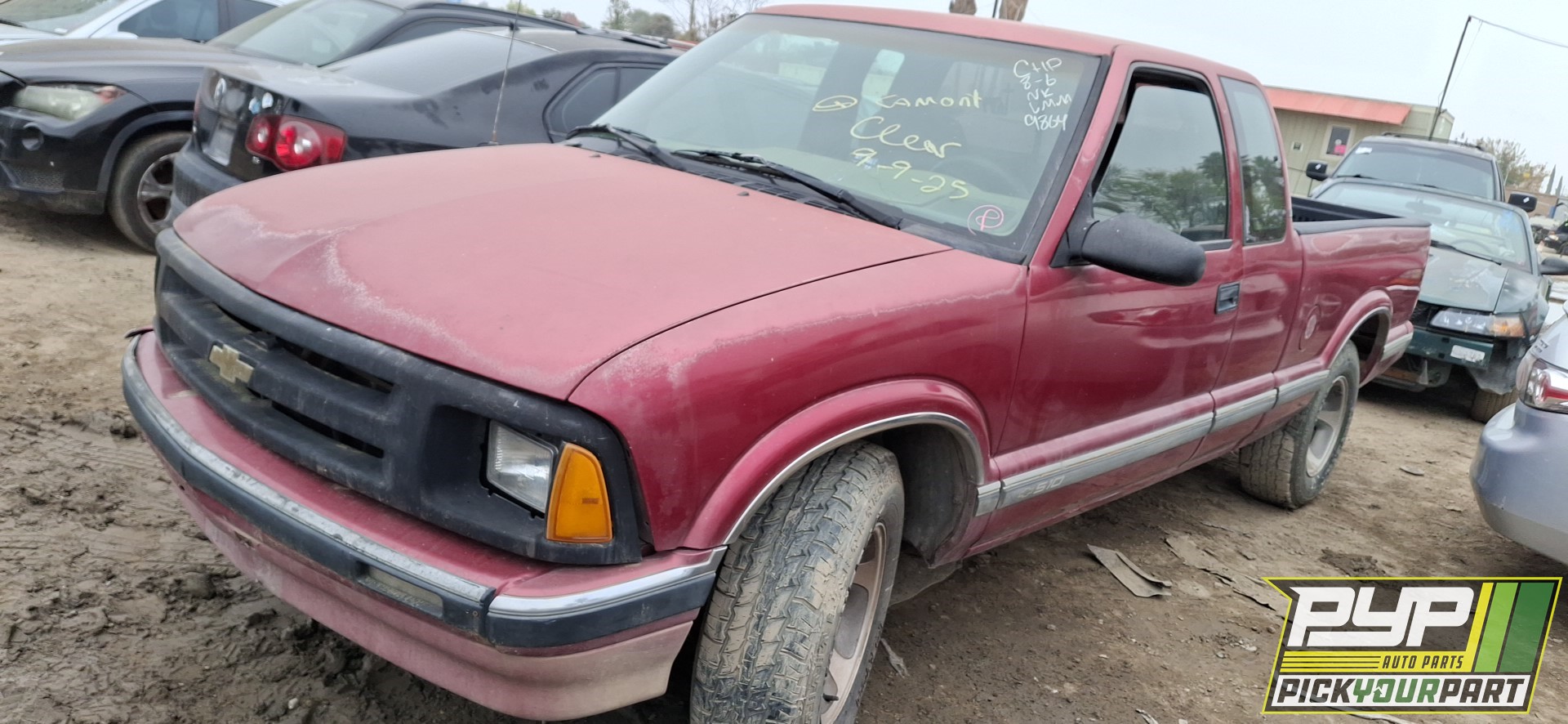 1997 CHEVROLET S10 partes disponibles