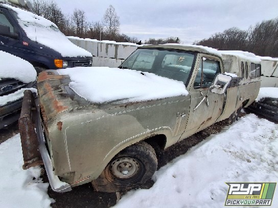1971 DODGE D100 PICKUP partes disponibles