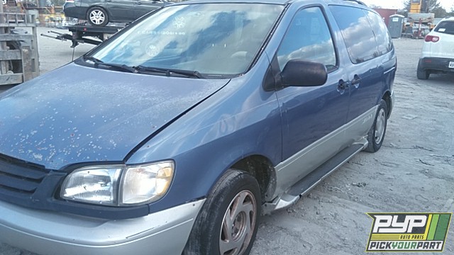 1999 TOYOTA SIENNA partes disponibles