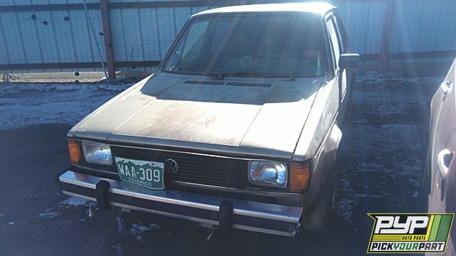 1981 VOLKSWAGEN RABBIT partes disponibles