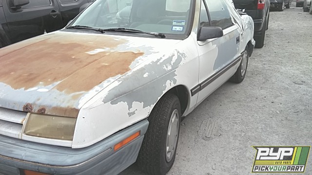 1991 DODGE SHADOW available for parts