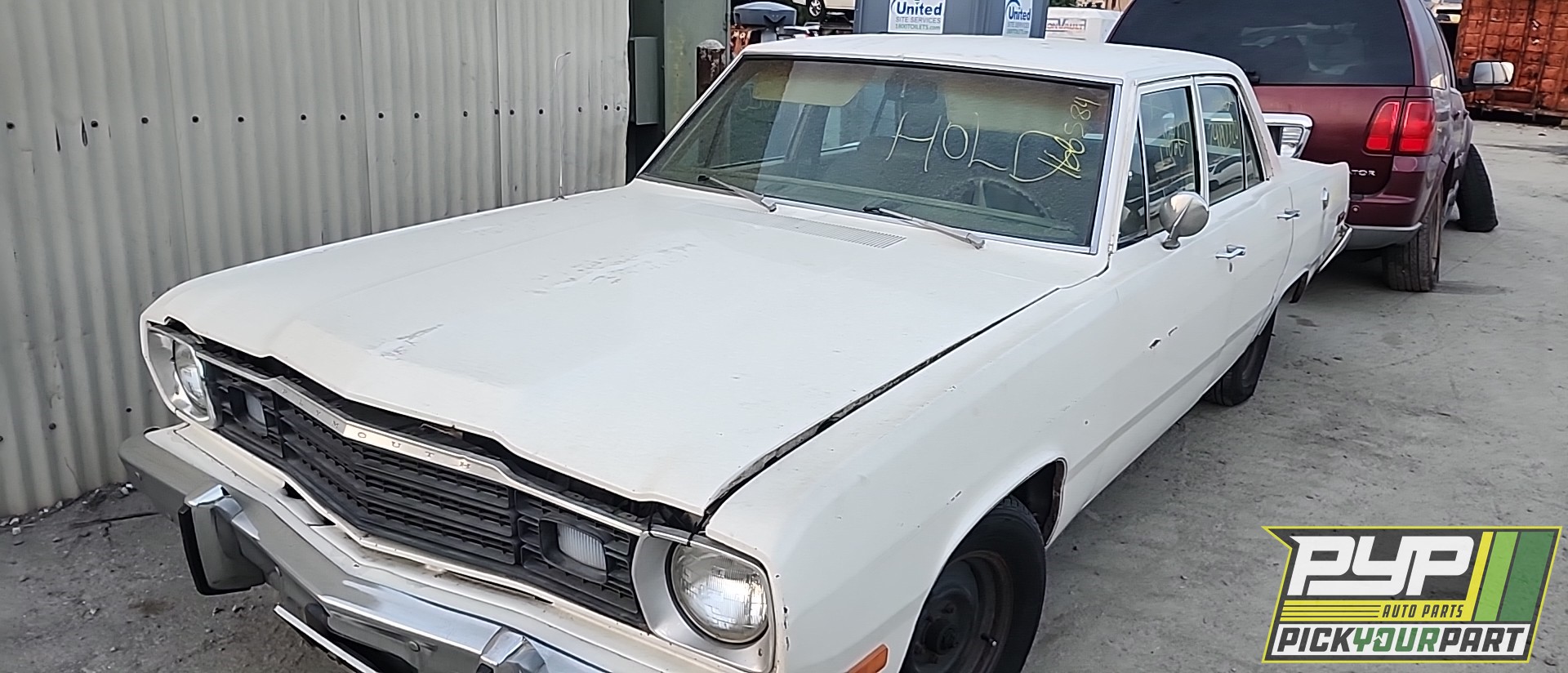 1974 PLYMOUTH VALIANT partes disponibles