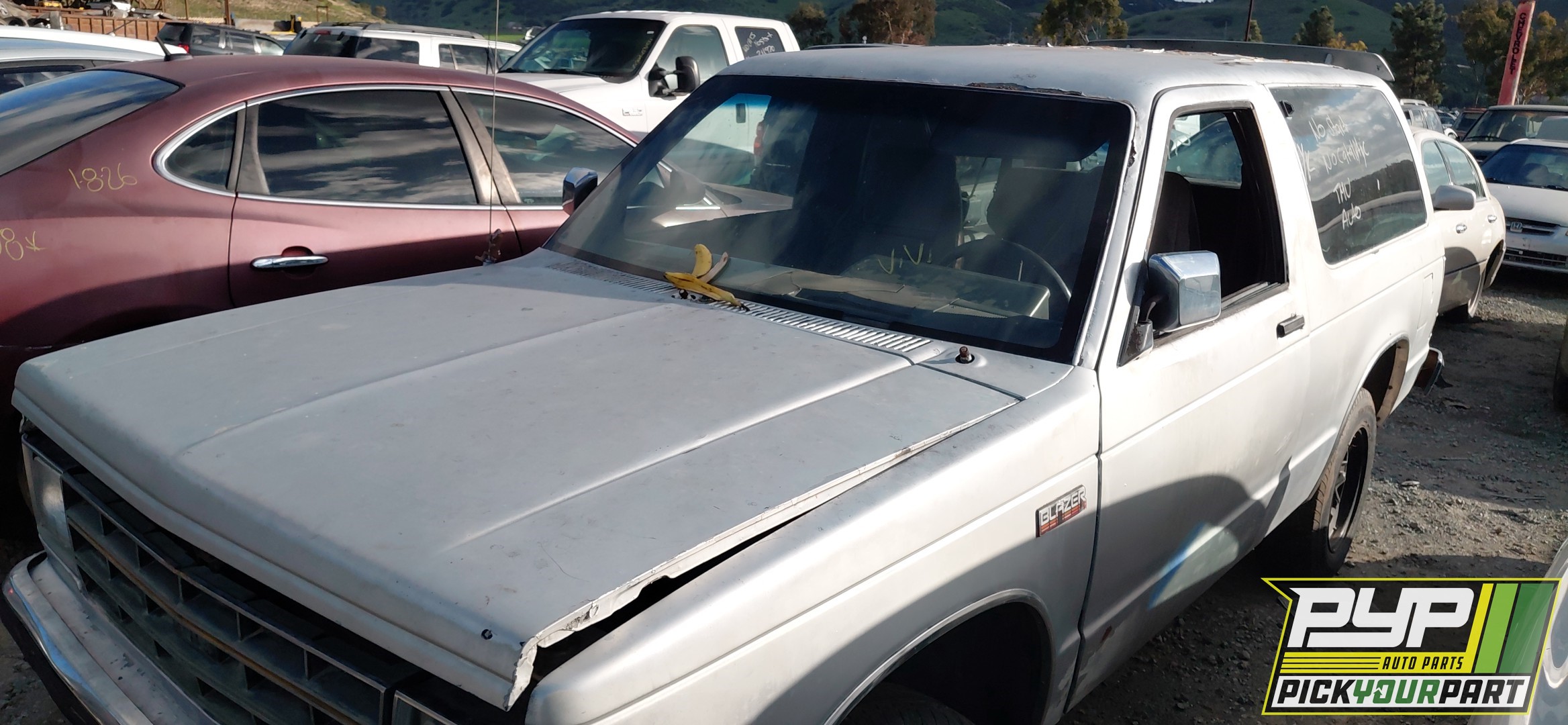 1989 CHEVROLET S10 BLAZER partes disponibles