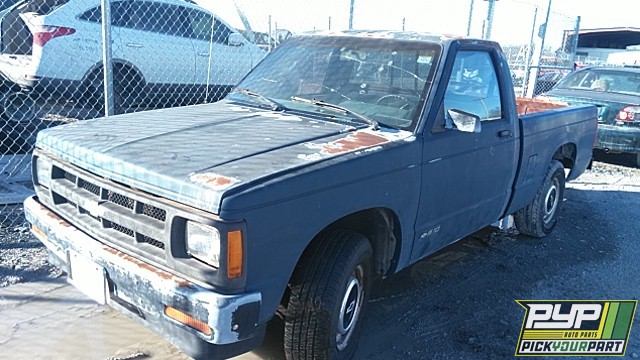 1991 CHEVROLET S10 partes disponibles