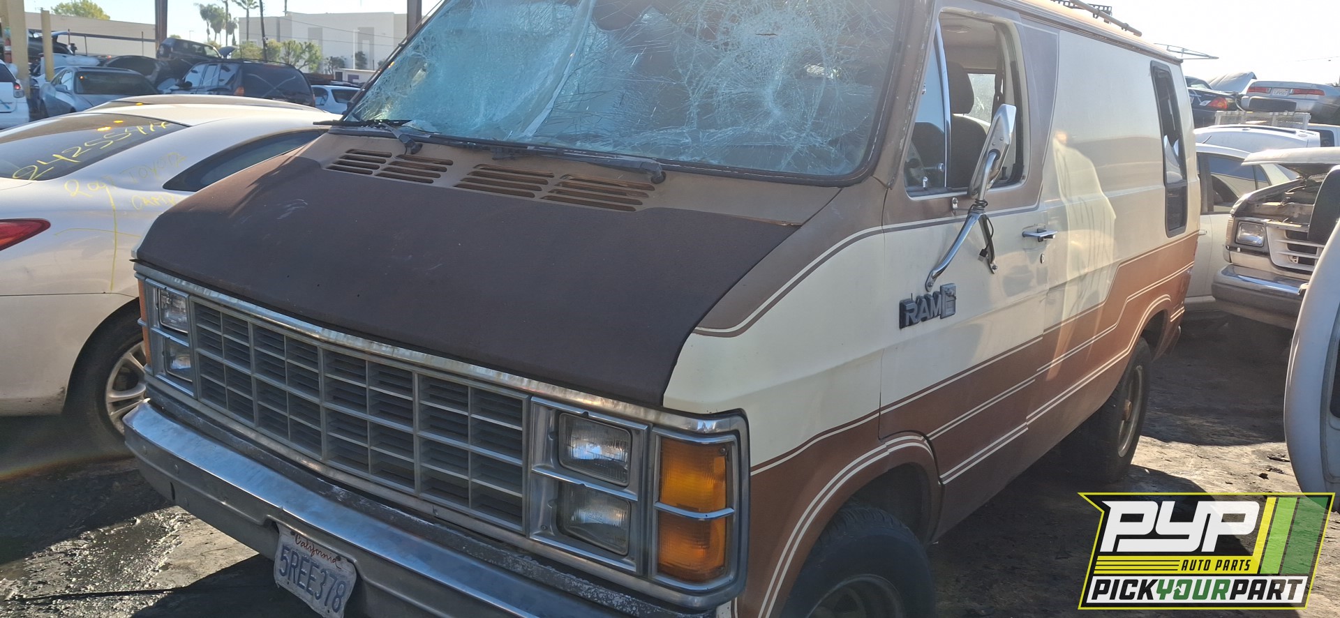 1985 DODGE B150 available for parts