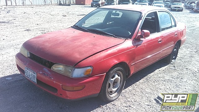 1993 TOYOTA COROLLA partes disponibles