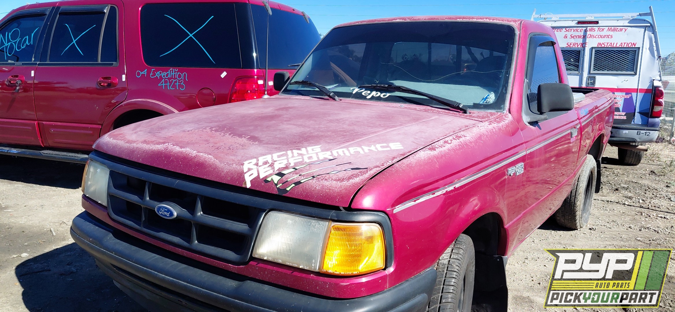 1994 FORD RANGER partes disponibles