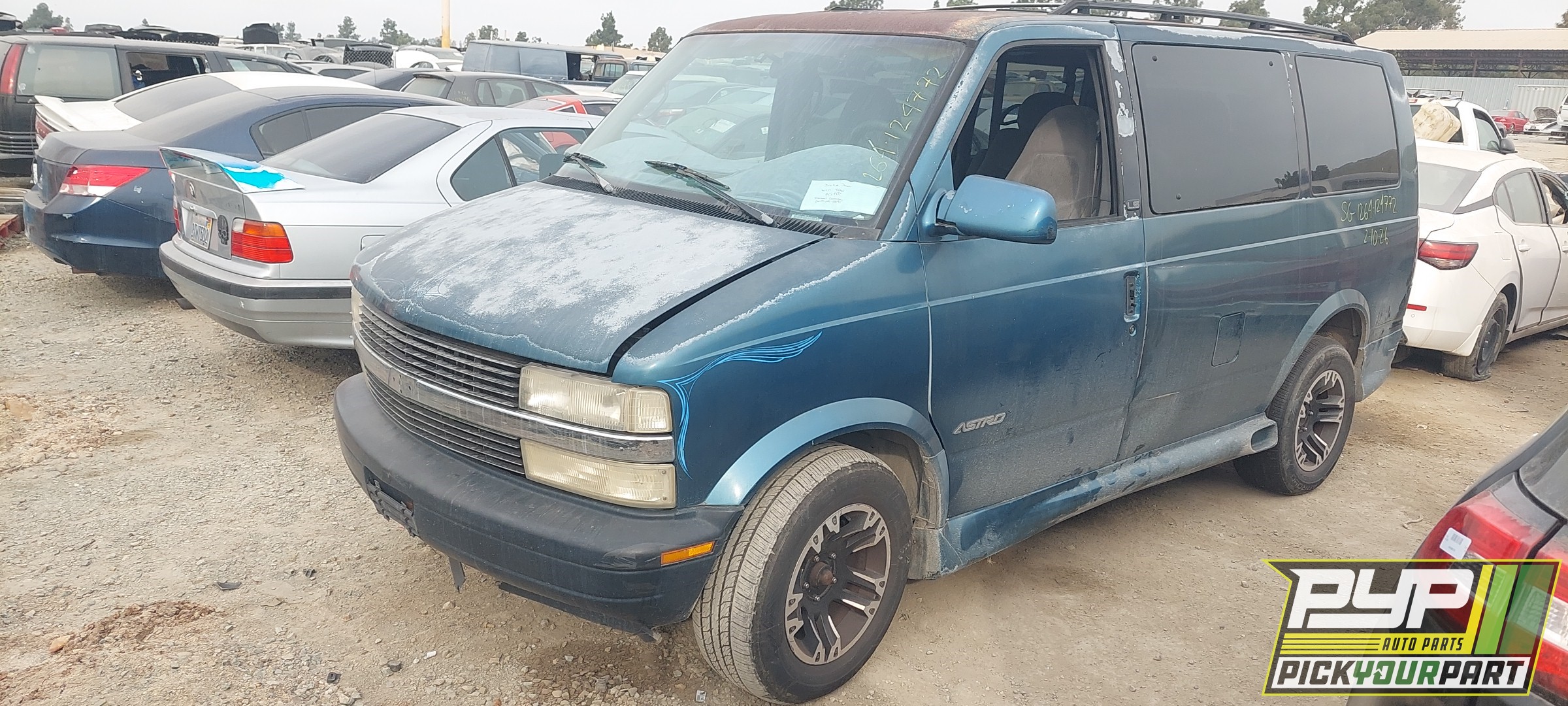 1996 CHEVROLET ASTRO partes disponibles