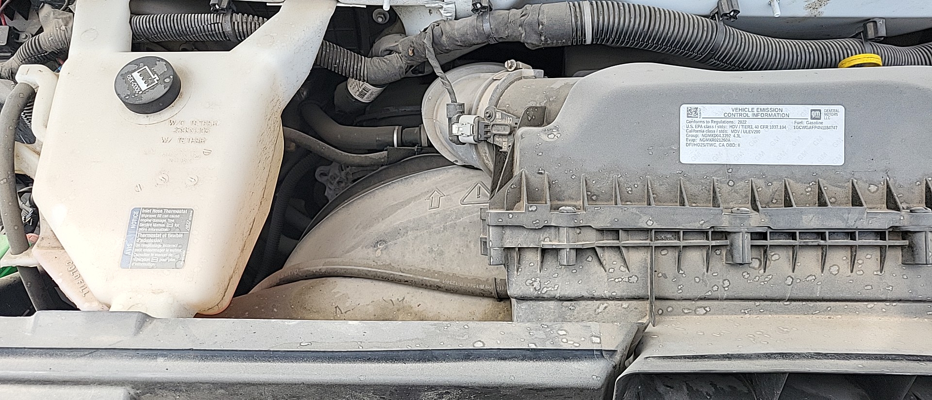 2022 CHEVROLET EXPRESS 2500 VAN WT 4.3 RWD