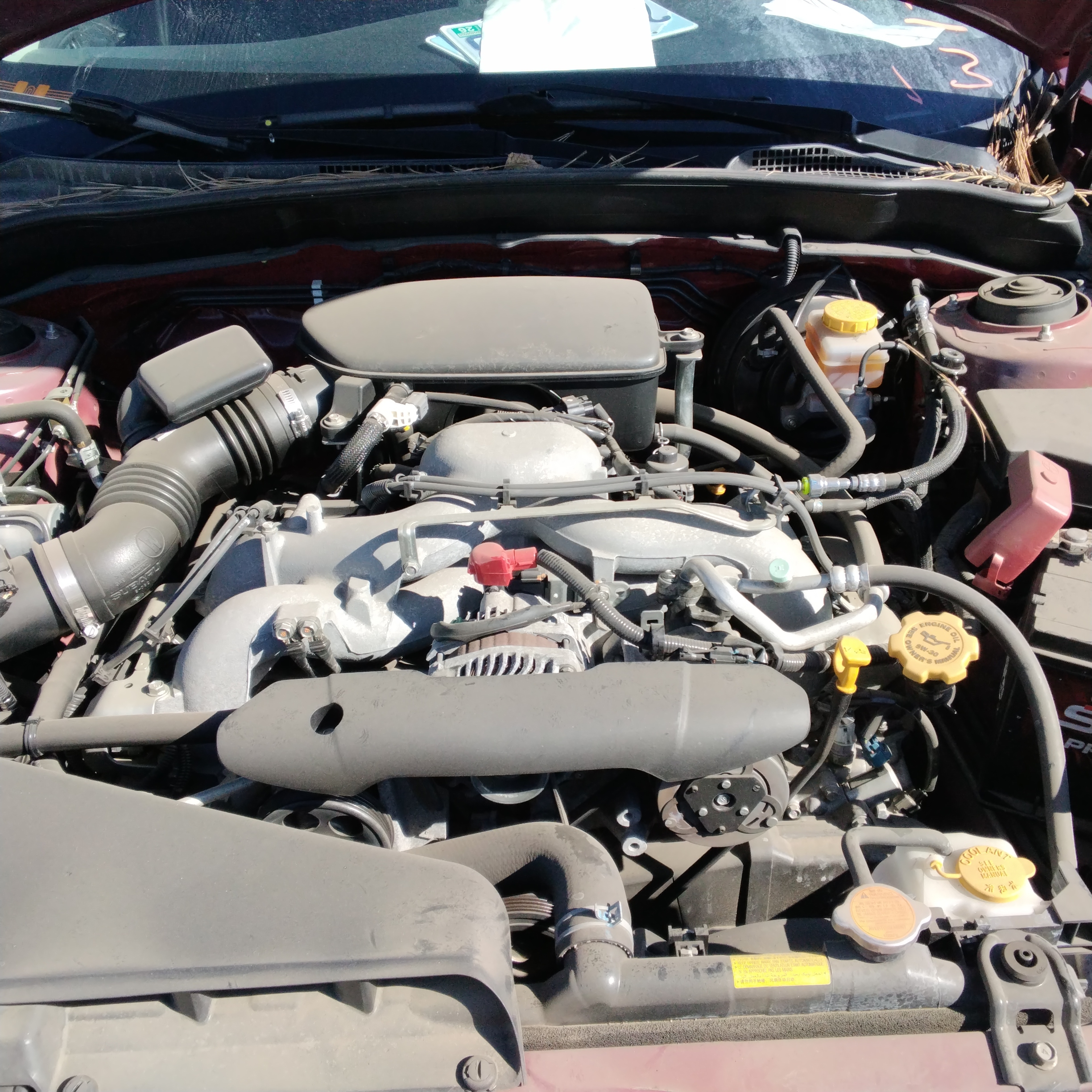 2011 SUBARU IMPREZA/OUTBACK RG TG X-THB (2.5L) VIN 6 (6TH DIGIT WITHOUT TURBO)