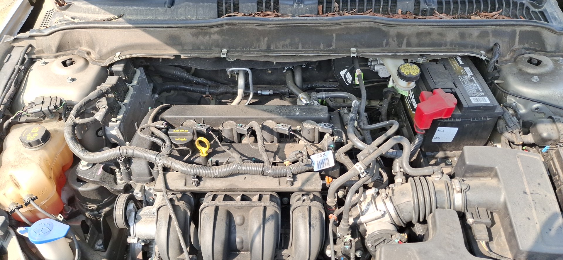 2015 FORD FUSION RAN GASOLINE 2.5L VIN 7 (8TH DIGIT)