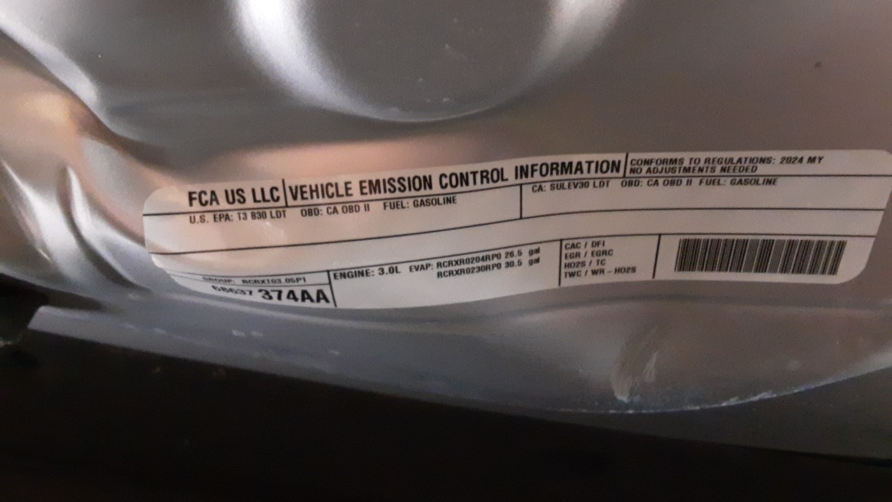 3.0 AUTO 4X4 3.0L VIN P (8TH DIGIT)